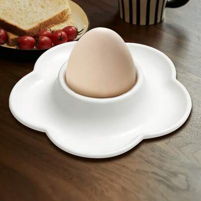 Reusable Plastic Egg Tray, European Style Egg Holder, Egg Plate, Egg Cup, Suitable For Breakfast, Decoration, Camping, Dining Table Or Holiday Occasions