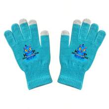 Kpop Demon Hunter Girl Group Student Gloves, Warm Touchscreen Gloves, Dopamine Print Knitted Gloves For Boys & Girls, Autumn/Winter - Multicolor - View 15