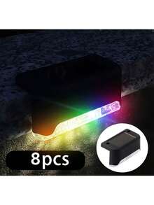 7-Character Solar Powered Pathway Lights | Warm White LED Lights Suitable For Yard, Road Decoration - Commercial Garden Landscape Decor - Seven-shaped - View 18