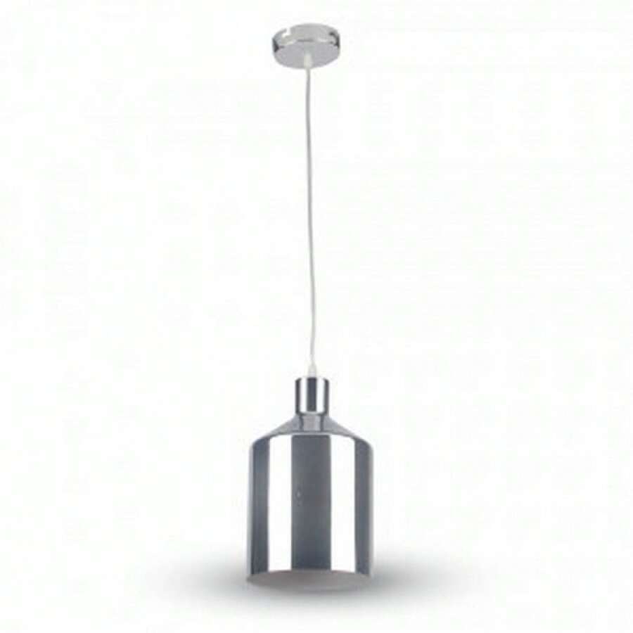 OISE ART STORE Lampadario Pendente Lampada A Sospensione Cromato A Forma Di Cilindro Vt-8175 - - Multicolore - Visualizzare 1