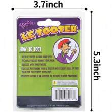 新奇挤压式放屁器“Le Tooter”搞笑放屁声制造器，适合作为派对礼物和玩具 - 1 件黑色 - 查看 7