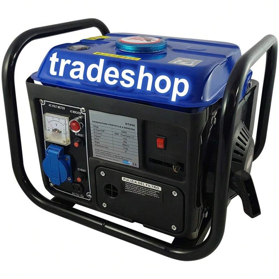 OISE ART STORE Generatore Di Corrente Elettrico Silenziato Portatile 650w Motore 2 Tempi - - Multicolore - Visualizzare 1