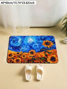 1 szt. Klasyczny prostokątny dywan dekoracyjny z imitacji kaszmiru, z białą podstawą, miękki i wygodny materiał, odporny na blaknięcie po wielokrotnym praniu, składany bez zagnieceń, odpowiedni do salonu, sypialni i innych pomieszczeń - B - Zobacz 14