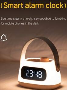 Learning Alarm Clock For Kids, 2 Alarms, 12/24 Hours, Snooze, Display Brightness, Adjustable Light Alarm Clock, Auto Shut-Off In - Multicolor - View 5