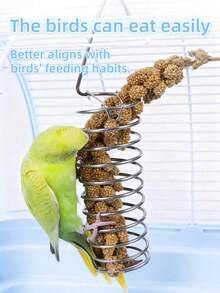 Bird Feeder, Vegetable & Fruit Rack Tray For Parrots And Quails, Pet Bird Feeder, Daily Feeding Tool, Pet Rearing Essential - one-size - View 1