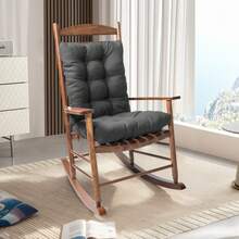 Outdoor Indoor Waterproof Seat Chair Outdoor & Indoor Waterproof Seat Chair Cushions With Ties Chair Back Cushion Recliner Seat Mat Outdoor Dining Chair Cushion For Patio Cushion Furniture - 深灰色 - 查看 9