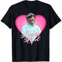 Stranger Thingss Henry Creel Heart Portrait T-Shirt - Black - View 1