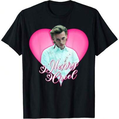 Stranger Thingss Henry Creel Heart Portrait T-Shirt