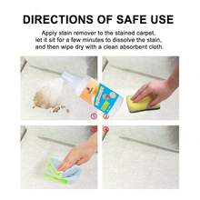 Espuma Limpadora de Carpete e Sofá Sem Enxágue - Remove Manchas de Carpete, Sofá, Colchão e Paredes - Secagem Rápida, Elimina Odores - Líquido - Visão 7