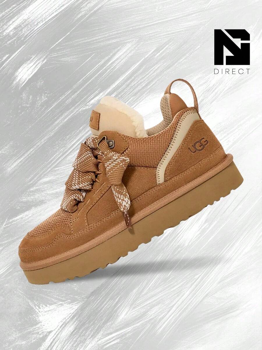 UGG Lowmel Chestnut (Women's)- Women's Cozy Indoor-Outdoor & Snow Day Wear Shoes With Cloud-Level Comfort, Low-Profile Casual Design For Autumn Winter-Easter Gift– Snow Boots-1144032 CHE - 栗 - 查看 1