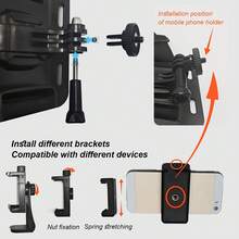 50pcs/9pcs/4pcs/2pcs Universal Head & Chest Mount Holder, Adjustable Phone & Camera Strap Clip, Suitable For POV Vlogging Live Streaming, Compatible With Smartphones, Action Cameras, Outdoor Sports Filming & Recording Accessories For Travel, Fishing, Cycling, Skiing, Skateboarding And More - Multicolor - View 8