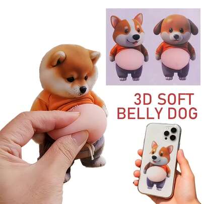 2 miếng dán chống va chạm hình chó Corgi dễ thương bằng silicon, hình dán thú cưng đáng yêu, giảm sốc và giảm căng thẳng, kích thước 2,48 inch, phù hợp với ốp điện thoại, máy tính xách tay, tủ lạnh, ô tô và nhà cửa, món quà hoàn hảo cho người yêu thú cưng, bảo vệ tường, đồ nội thất, tủ, lý tưởng cho ngày Valentine.