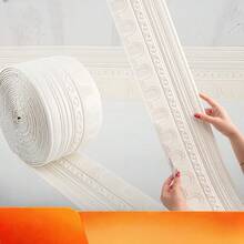 3D Waterproof Ceiling Decorative Strips, Home Decor Wall Border Trim, Baseboard Wall Sticker - 001 - View 6