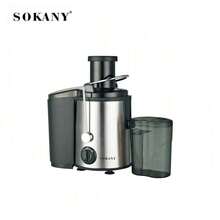 SOKANY 4000W 多功能离心式榨汁机。配备 3 英寸宽进料槽。800W 功率，两档速度设置，304 不锈钢材质。适用于家庭和餐厅榨汁，可分离各种水果和蔬菜的果渣。厨房必备电器。 - 日規A型插(100V) - 查看 9