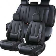 Coverado Seat Covers, Car Seat Covers Front Seats, Car Seat Cover, Car Seat Protector Waterproof, Car Seat Cushion Nappa Leather, BlackRed Seat Covers Carseat Cover Universal Fit For Most Cars - Đen Tím - Xem 7