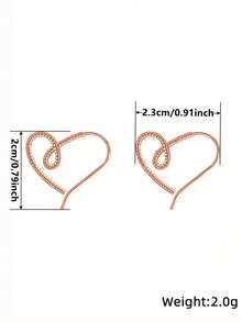 1 件精美水滴耳环，适合女性佩戴，可用于婚礼、订婚、周年纪念、派对、情人节等场合。 - 玫瑰金 - 查看 4