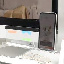 亚克力留言板、显示器便签架、手机留言板、桌面收纳盒、办公学习用品、便签架、透明便签展示架、现代桌面配件、家庭学习工作区装饰、创意办公小工具、办公学习用品、便签架、透明便签展示架、现代桌面配件、家庭学习工作区装饰、创意办公小工具、返校必备、送给同事的独特礼物、简约桌面布置。办公桌配件、桌面配件、办公用品、办公装饰 - A--1件 - 查看 8