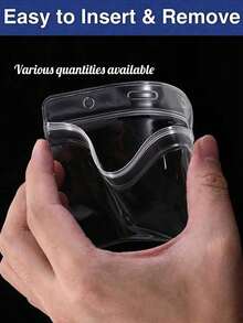 棒球卡套 - 采用硬质塑料材质，配备高品质卡片保护膜。适用于收藏集换式卡牌，尤其适合棒球和橄榄球等体育相关卡片。圣诞风格。适合返校季。也可用于收纳办公用品、证件。 - 透明款 - 查看 7