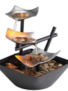 HoMedics WFL-SLVS Envirascape plateado Suspensión para iluminado Relajación fuente - 1PC - Ver 2