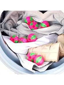 Reusable Silicone Laundry Lint Remover Ball, Washing Machine Pet Hair Removal Accessory, No Electricity Needed, Easy To Use Sticky Lint Brush - A - View 7