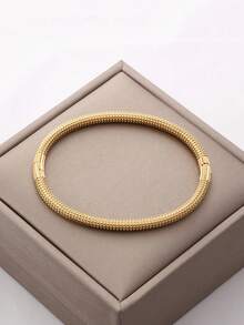 Camhanno 1条编织手链，简约优雅配饰，适合日常休闲佩戴和派对礼物 - 彩色 - 查看 3