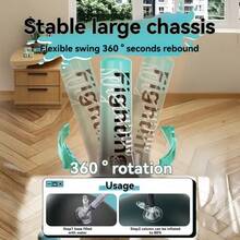 1.5m Inflatable Punching Bag PVC Boxing Training Sandbag Adjustable Weight Freestanding Punch Bag For Practicing Karate - Multicolor - View 8