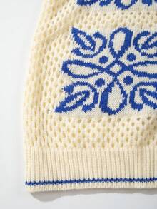 Casual Loose Breathable Knit Polo Shirt, Unisex Street Style, Suitable For Spring And Summer - Apricot - View 6