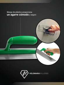 Kit Llana Para Albañil 11 Pulgada Profesional Mango Plastico Herramientas De Construccion - A - Ver 5