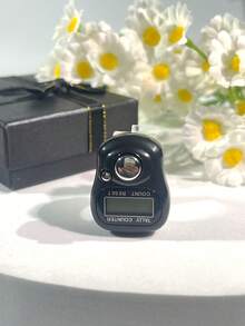 New Mini Electronic Counter Ring, Tasbih Style, Multiple Colors Available, Compact & Portable, Smooth Operation For Middle Eastern Ramadan Prayer Counting, Suitable For Ramadan Prayers, Exercise Counting, Knitting, Business Activities, Golf, Holiday Gifts, Etc. - White-regular - View 22