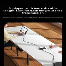 KVM 2 In 1 Out Switch HDTV 2.0 Interface, Two Computers Share One Set Of Mouse, Keyboard, Monitor 4K Ultra Clear Picture Quality, Retroward Compatible HDTV 2 In One Out Seamless Switch - KVM 2進1出切換器 - 查看 3