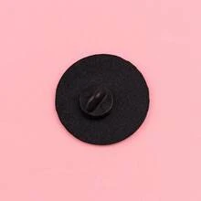 1枚愤怒企鹅和鸭子胸针，“女士们，行动起来！”标语珐琅翻领别针 - 可爱的背包和衣服徽章 - 白色 - 查看 7