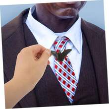 20 Piezas Clips De Corbata De Metal Y PláStico Para Hombre Sujetador Antideslizante Para Corbatas Accesorios De Traje Para Eventos Formales Y Uso Diario,40981050 - Multicolor - Ver 6