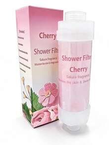 2pcs Home Use Shower Filter, Toilet, Water Heater, Washing Machine Mini PP Cotton Pre-Filter, Removes Chlorine, Prevents Dry Skin And Hair Loss, Suitable For Bathroom, Faucet, Lavender, Milk, Jasmine, Strawberry, Rose, Cherry Blossom Fragrance, Christmas, New Year, Birthday Gift - Multicolor - View 24