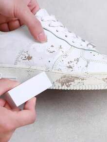 2pcs Shoe Cleaning Erasers, Sneaker Cleaning Erasers, Boot Cleaning Erasers, Suede Shoe Cleaning Eraser Set - Sneaker Cleaning Blocks - White - View 3
