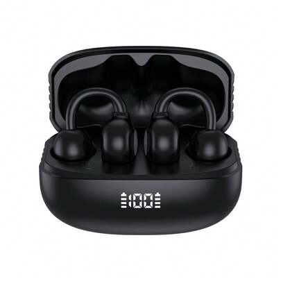 S75 Clip-On Wireless 5.4 Ear Clip With Touch-Free Control Ergonomically Designed Independent Left And Right Ear Synchronization