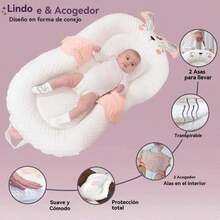 Nido Colecho Bebés Cuna Portátil Cama Con Cojín Antireflujo - Negro - Ver 5