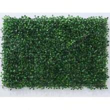 5pz Muro Verde Follaje Artificial Sintentico 60x40 Cm - Verde - Ver 1