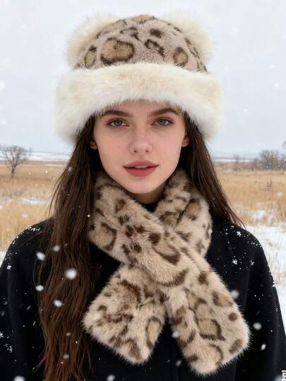 1顶或2顶男女通用纯色冬季防风保暖抓绒内衬渔夫帽，仿毛皮护耳渔夫帽，针织蒙古帽。适合日常外出、滑雪、骑行等场合。