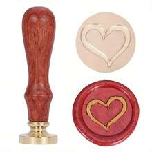 Triple Moon Goddess Wax Seal Stamp, Crescent Pentagram Pagan Sealing Brass Stamper, Small Unique Witchcraft Goddess Metal Sealer With Wooden Handle For Letter Envelopes Wedding Invitation Card Gift - Multiple Styles - View 24