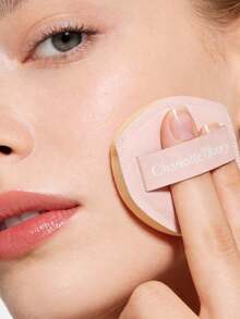 Charlotte Tilbury Heart Shaped Makeup Sponge, Fluffy, Powder Puff, Foundation Sponge, Soft Blending, Makeup Tool, Powder Puff, Heart Shaped, Soft Sponge, Foundation Makeup Blender, Non-Absorbent, Makeup Tool, Polyurethane Material - Pink - View 3