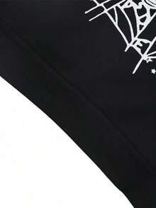 NEW Hip Hop Spider Hoodies Set Y2k Hoodie, Tracksuit Pullover Sweatshirt And Trousers For Women Men Or Women Women Matching Hoodies For Couples Casual Unisex - màu đen - Xem 6