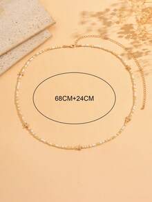 1 chiếc dây đeo eo phong cách Bohemian mùa hè hình sao biển, thắt lưng đính hạt thủy tinh thủ công, trang sức cơ thể thời trang phù hợp cho trang phục hàng ngày, tiệc bãi biển, hẹn hò, lễ hội âm nhạc, màu hạt ngẫu nhiên. - Nhiều màu - Xem 4