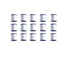 2 Filtros + 8 Cartuchos de Filtro: Filtro de Torneira com Desempenho de Filtração Consistente e Duradouro. Ele Efetivamente Retém Impurezas Suspensas na Água, Estende a Vida Útil dos Aeradores de Torneira e Evita Entupimentos Causados por Impurezas que de Outra Forma Prejudicariam o Fluxo de Água. - A - Visão 10