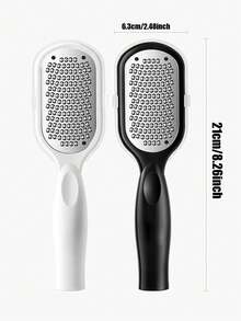 1pc Professional Stainless Steel Foot Callus Remover Tool, With Safety Splash Guard, Foot Trimmer, Foot Scraper, Foot File, Ergonomic Curved Handle For Easy Grip, Dual Grit (Coarse/Fine) Stainless Steel Callus Removal Surface - Long-Lasting Durable Foot Callus Care Tool - One Size - View 9