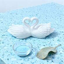 Realistic White Swan Ornament| Wedding, Car Dashboard, Bonsai, Indoor And Outdoor Home Decor, Halloween,, Valentine'S Day Gifts, Souvenirs, Item - 白色 - 查看 3