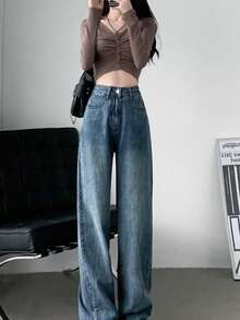 Women Jeans - Blue - View 3