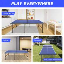 Table Tennis Table - Blue - View 6