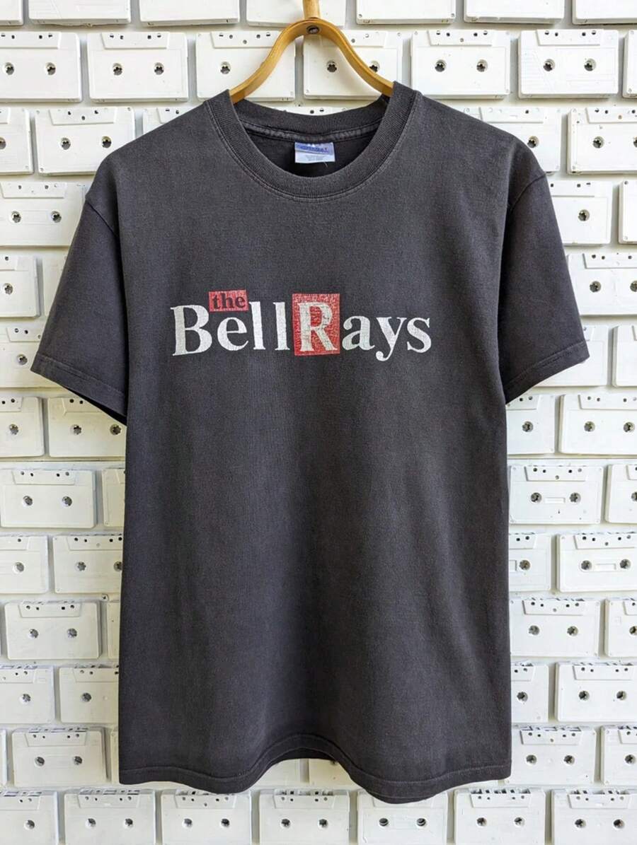 Camiseta rara vintage de los 90 y 00 de The BellRays "Blues es el maestro, punk es el predicador" Merch de banda de música  punk rock soul talla M - Blanco y negro(no personalizable) - Ver 1