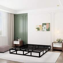 9 Inch Box Spring For Queen Bed, Heavy Duty Metal Mattress Foundation, 3000 Lbs Capacity, High Profile, Noise-Free, Easy Assembly With Fabric Cover,Bed Frame,Bed,Bedroom Furniture - 女王 - 查看 5