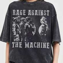 Camisa de Rana de Portland, Camisa de Color de Confort Resistente a la Rana de Rage Against The Machine - Blanco y negro(no personalizable) - Ver 4